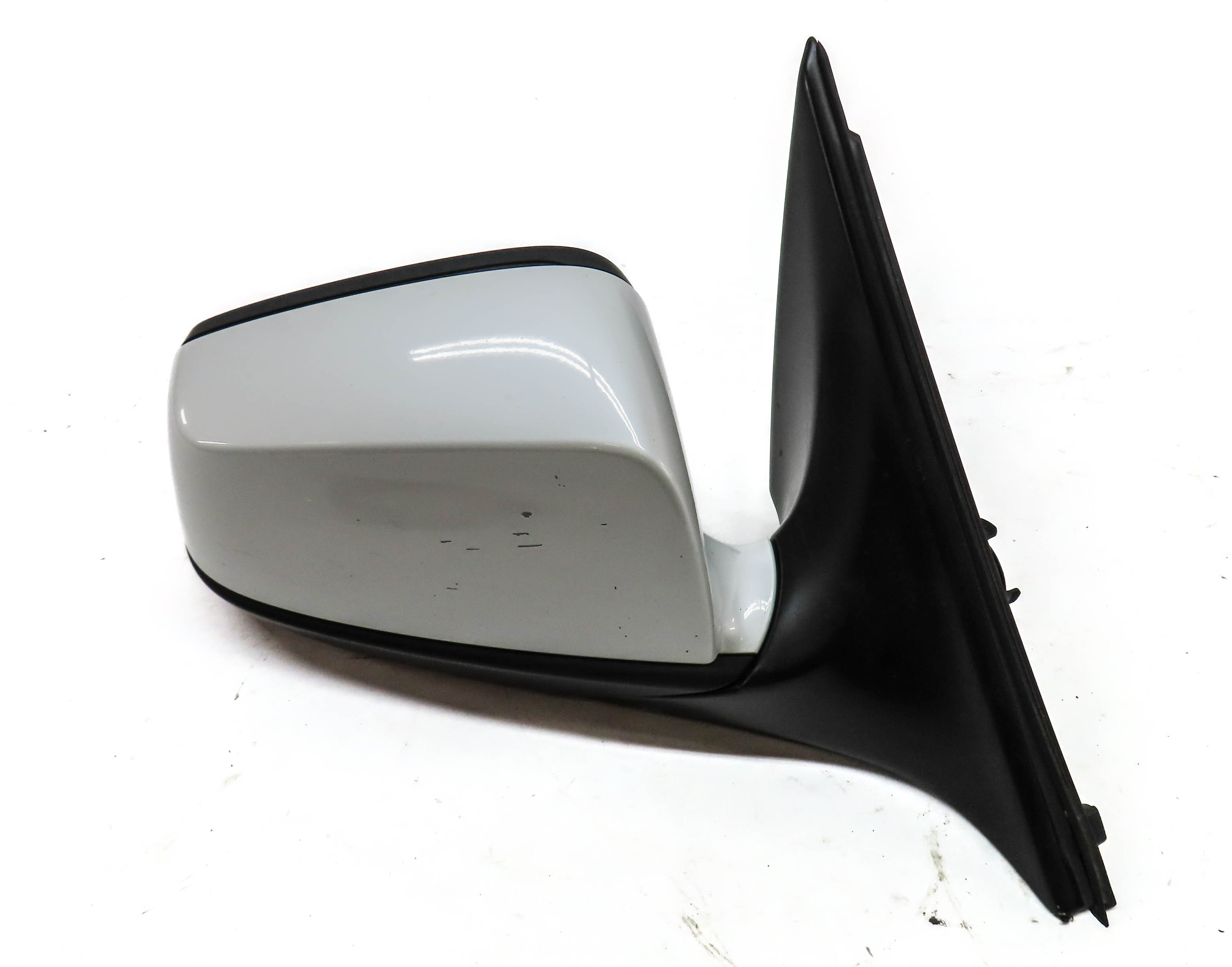 11 BMW 740i F02 FRONT RIGHT PASSENGER POWER HEATED DOOR MIRROR w/CAMERA (White) — exact item pictured